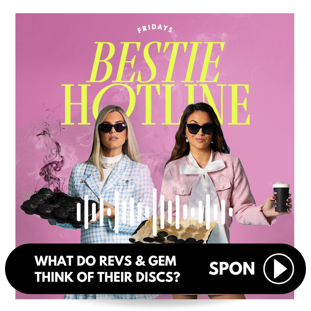 Revs and Gem on their Bestie Hotline in their 'We Don't Have Time For This Podcast' - - what do they really think about their Hey Zomi menstrual discs?