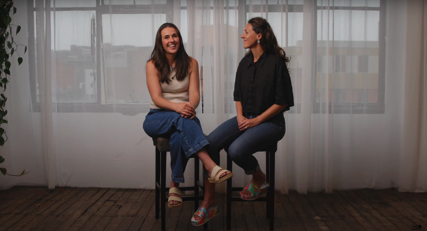Co-founders of Hey Zomi, Mika and Zoe, reflect on their journey the last two years with their menstrual disc brand