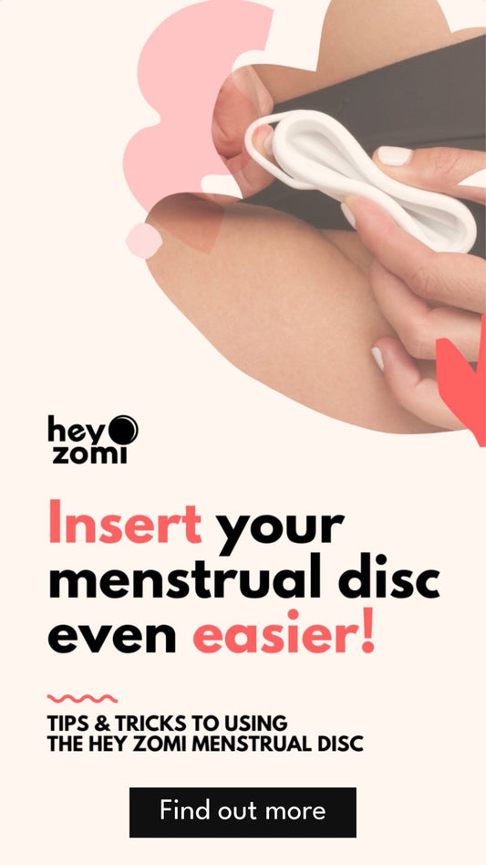 how to insert a menstrual disc easier