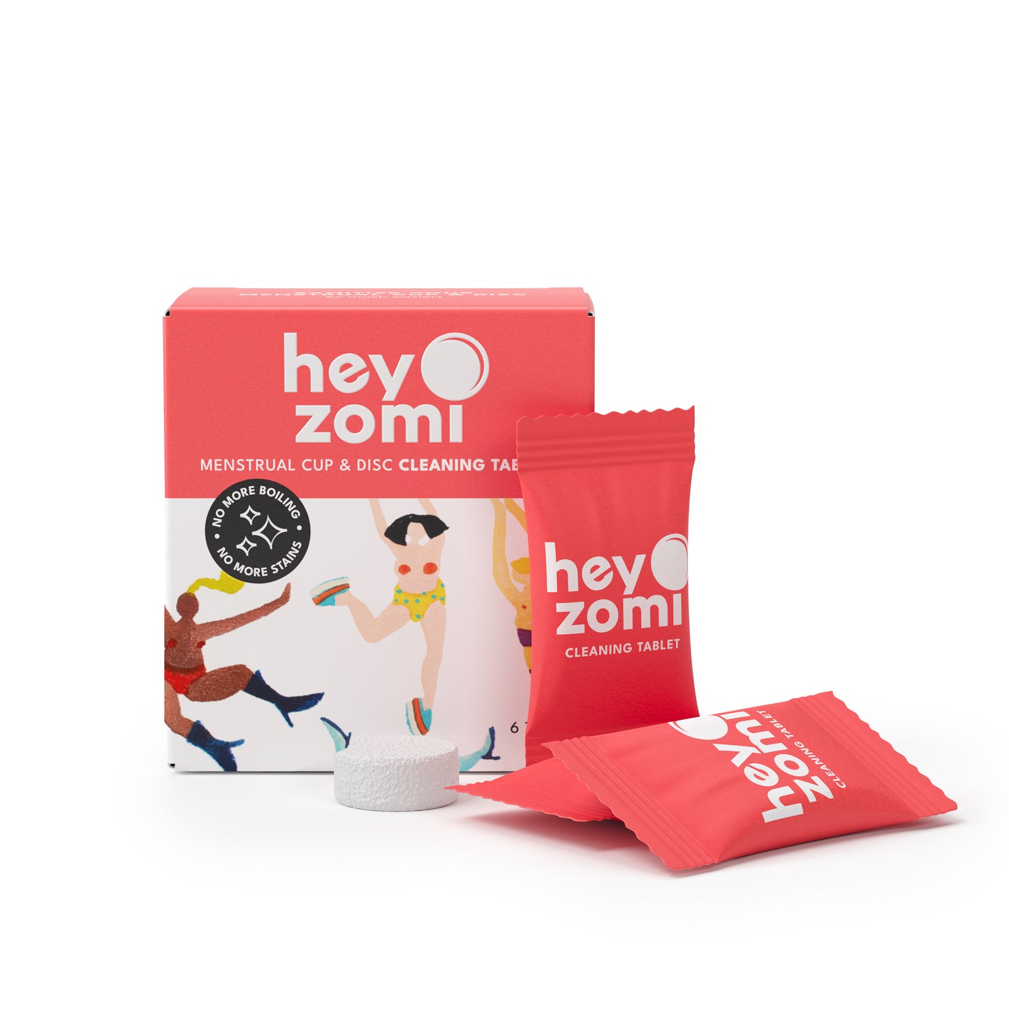 
                  
                    The Hey Zomi Menstrual Cup & Disc Cleaning Tablets
                  
                