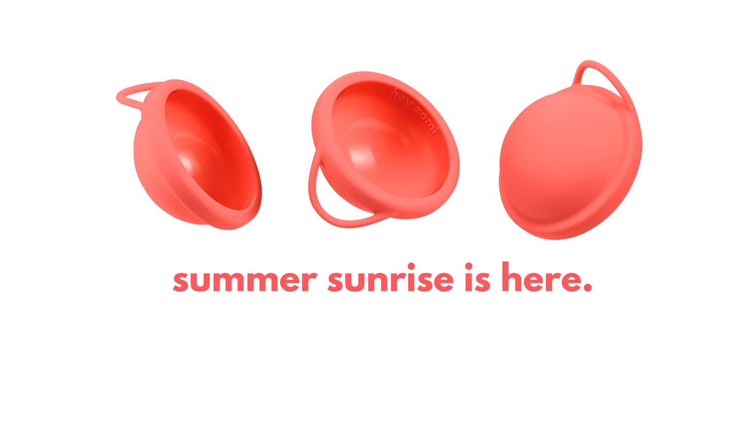 The Hey Zomi summer sunrise, red disc is available for a limited time only. 