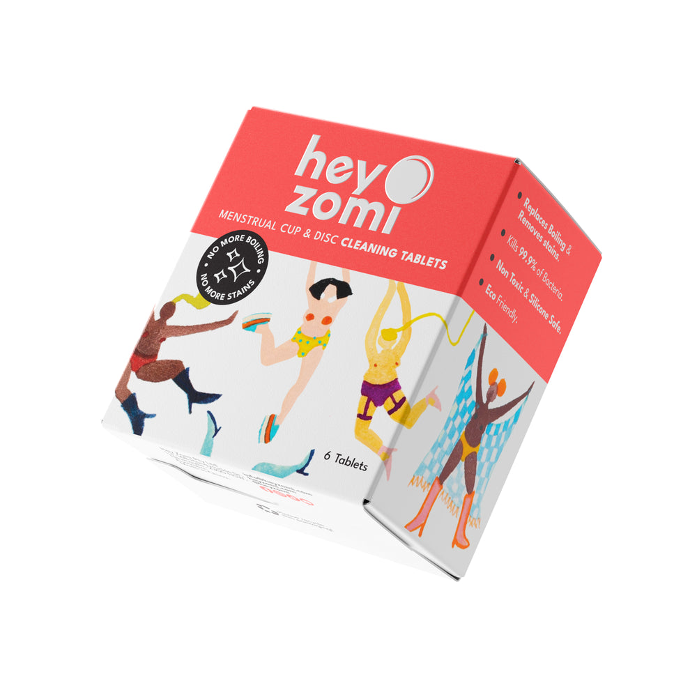 
                  
                    The Hey Zomi Menstrual Cup & Disc Cleaning Tablets
                  
                